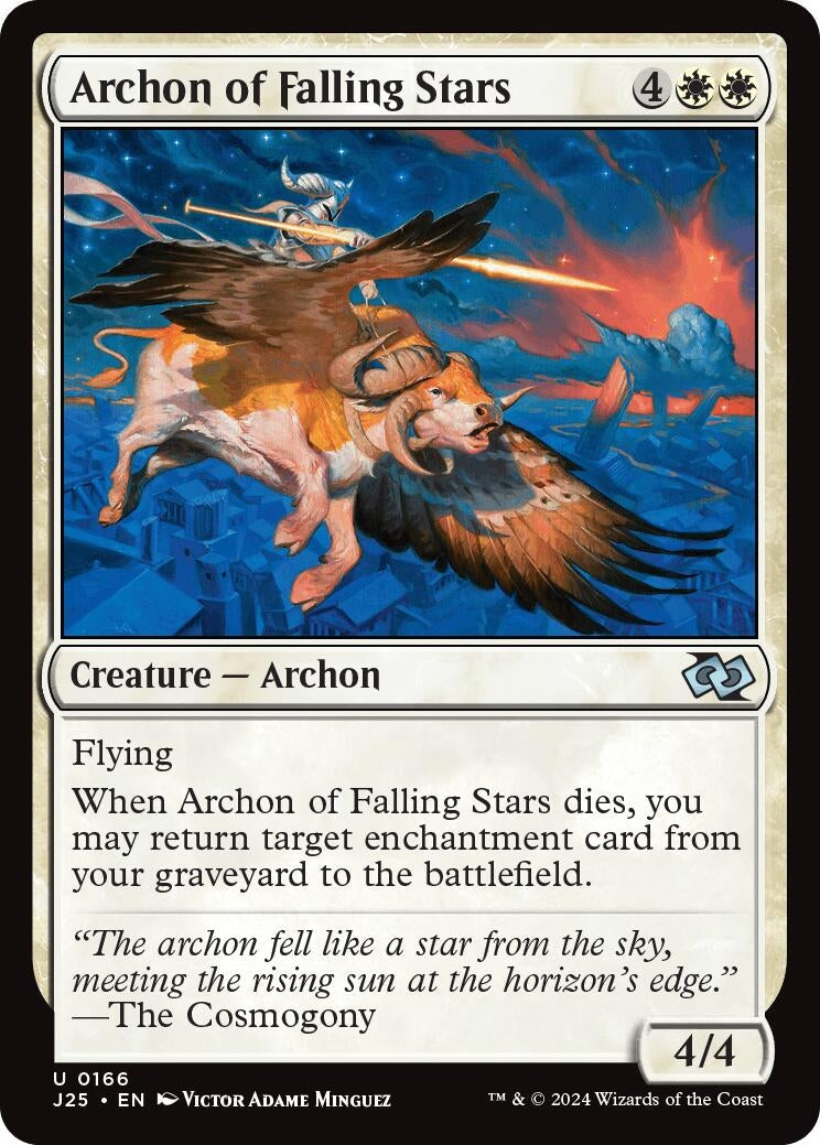 Image for Archon of Falling Stars (166) [Foundations Jumpstart] - Magic: The Gathering