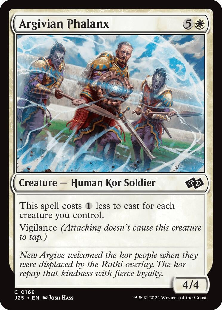Image for Argivian Phalanx (168) [Foundations Jumpstart] - Magic: The Gathering