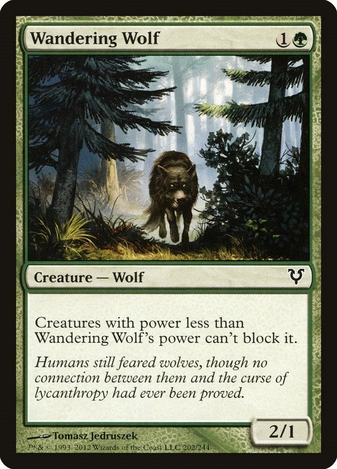 Image for Wandering Wolf (202) [Avacyn Restored] - Magic: The Gathering