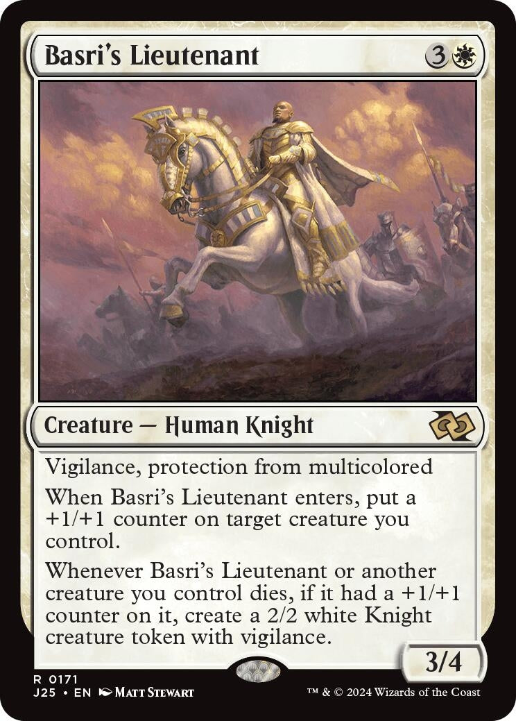 Image for Basri's Lieutenant (171) [Foundations Jumpstart] - Magic: The Gathering