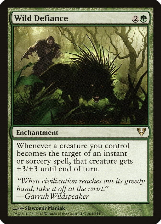 Image for Wild Defiance (203) [Avacyn Restored] - Magic: The Gathering
