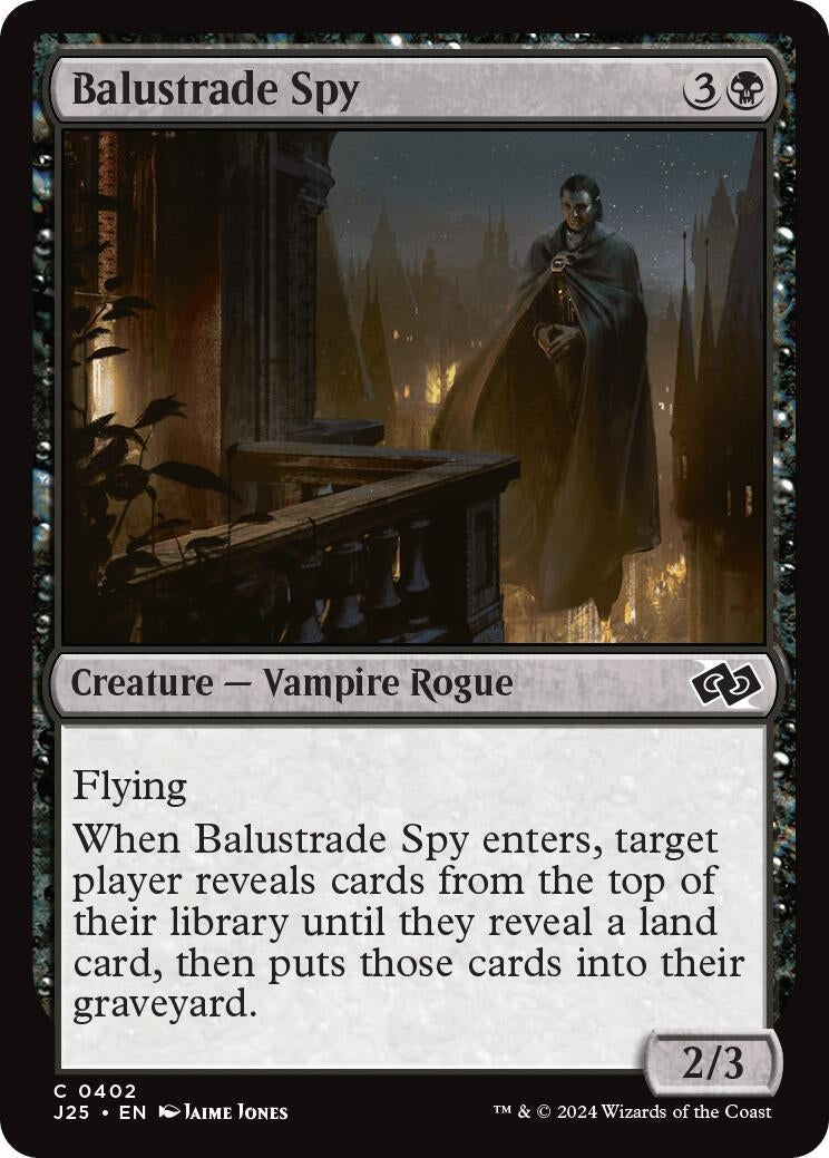 Image for Balustrade Spy (402) [Foundations Jumpstart] - Magic: The Gathering