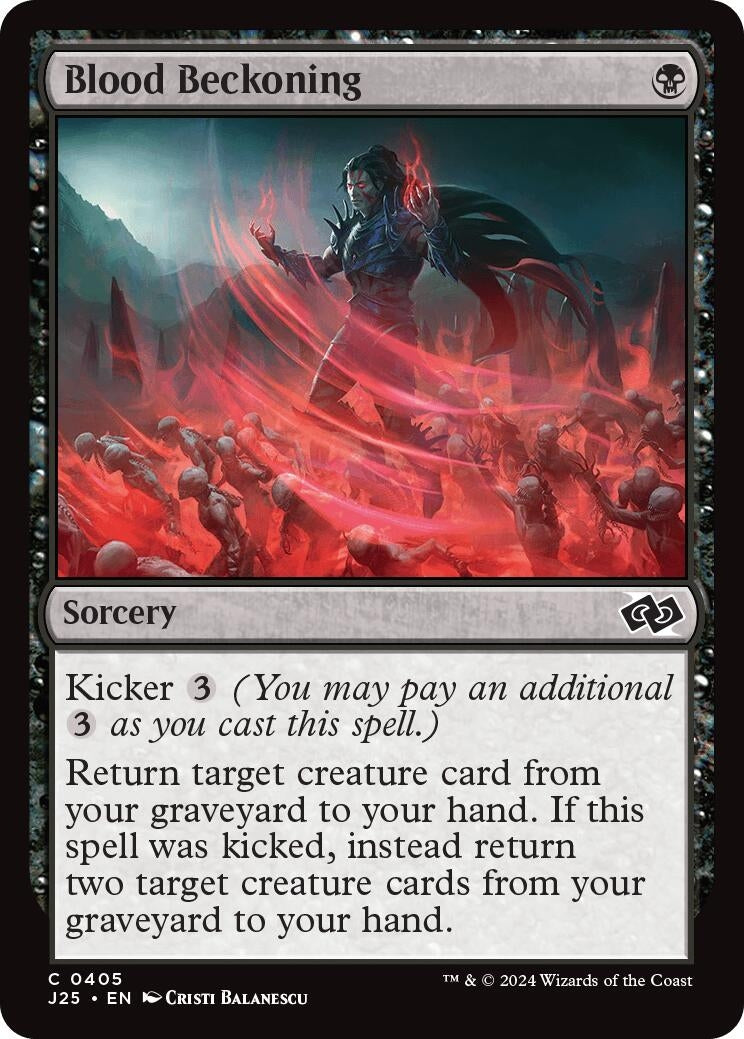 Image for Blood Beckoning (405) [Foundations Jumpstart] - Magic: The Gathering