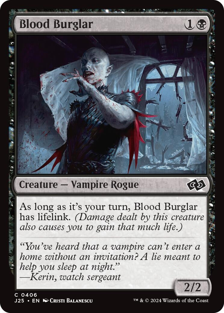Image for Blood Burglar (406) [Foundations Jumpstart] - Magic: The Gathering