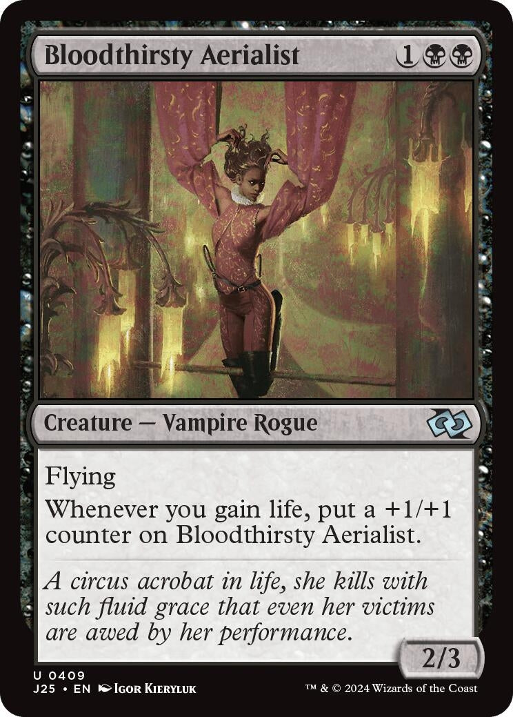 Image for Bloodthirsty Aerialist (409) [Foundations Jumpstart] - Magic: The Gathering