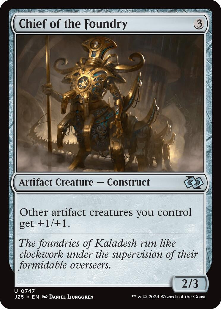 Image for Chief of the Foundry (747) [Foundations Jumpstart] - Magic: The Gathering