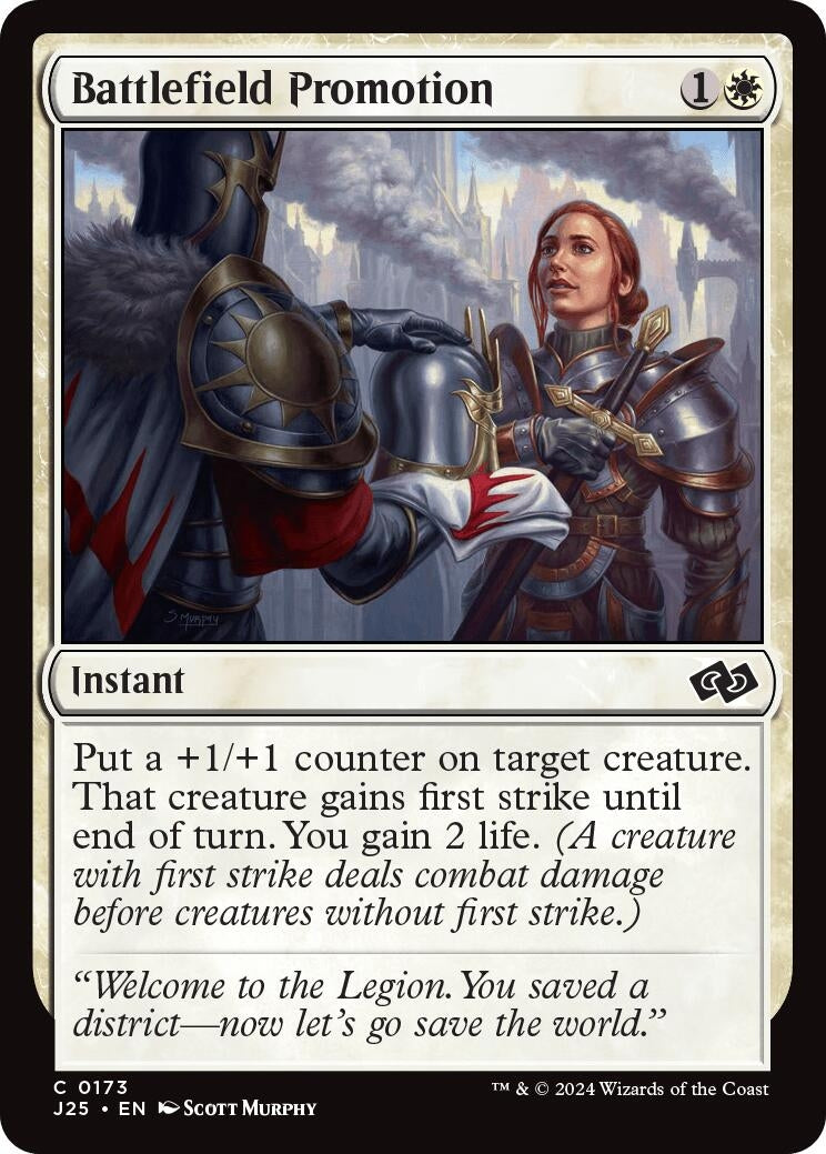 Image for Battlefield Promotion (173) [Foundations Jumpstart] - Magic: The Gathering