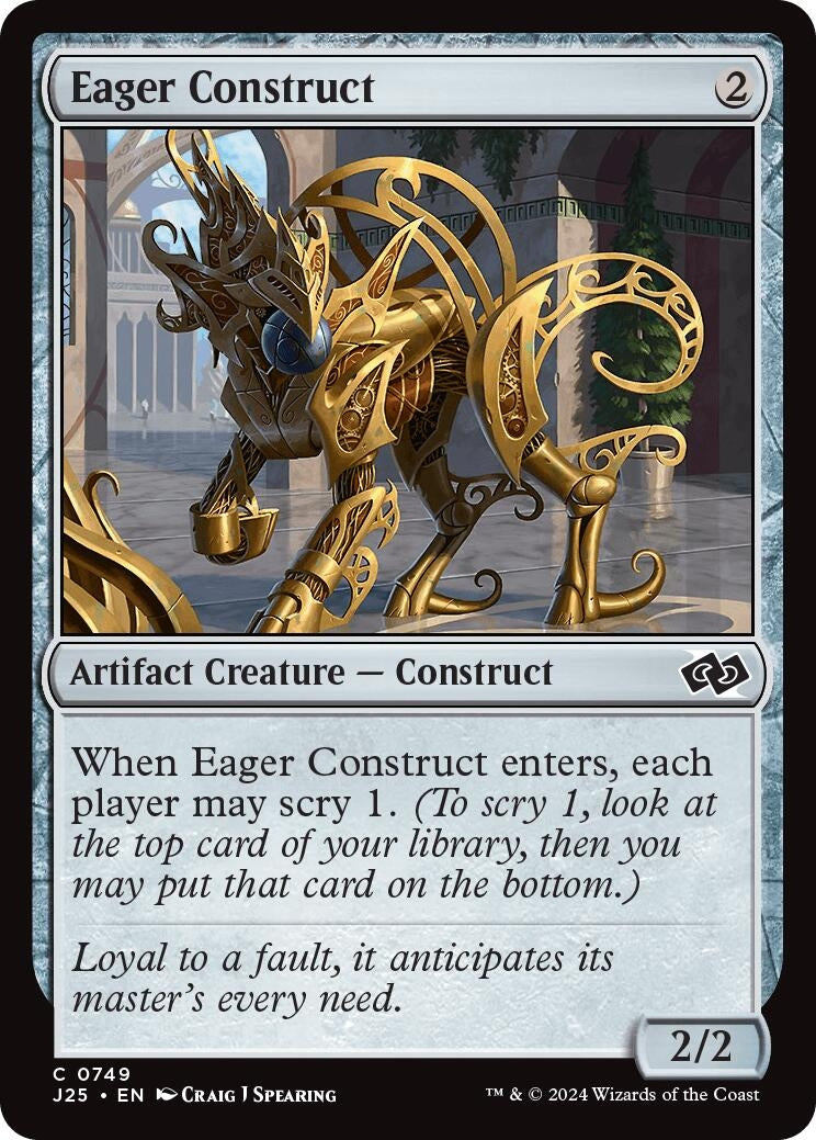 Image for Eager Construct (749) [Foundations Jumpstart] - Magic: The Gathering