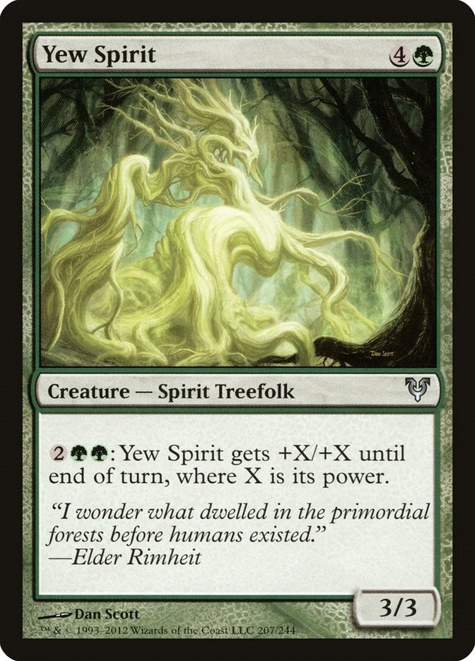 Image for Yew Spirit (207) [Avacyn Restored] - Magic: The Gathering