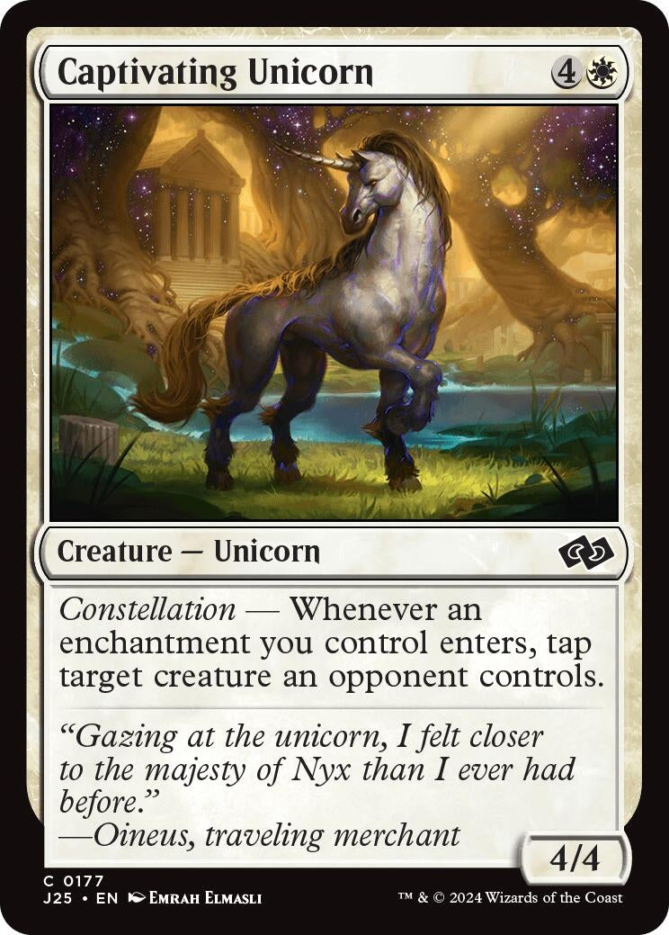 Image for Captivating Unicorn (177) [Foundations Jumpstart] - Magic: The Gathering
