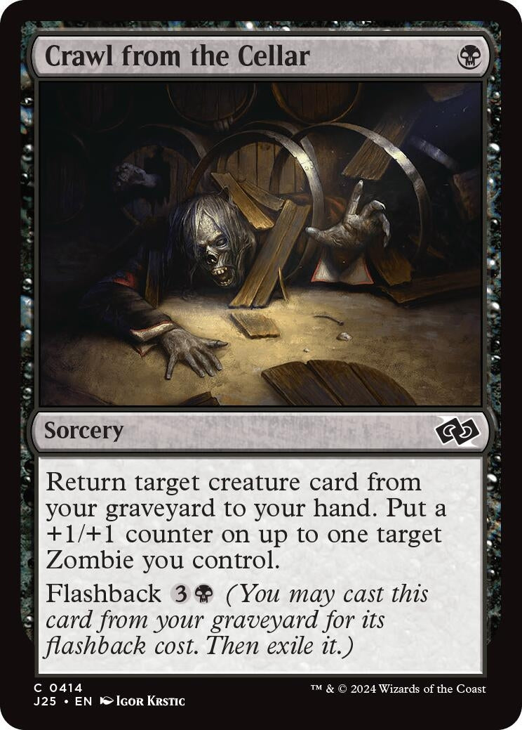 Image for Crawl from the Cellar (414) [Foundations Jumpstart] - Magic: The Gathering