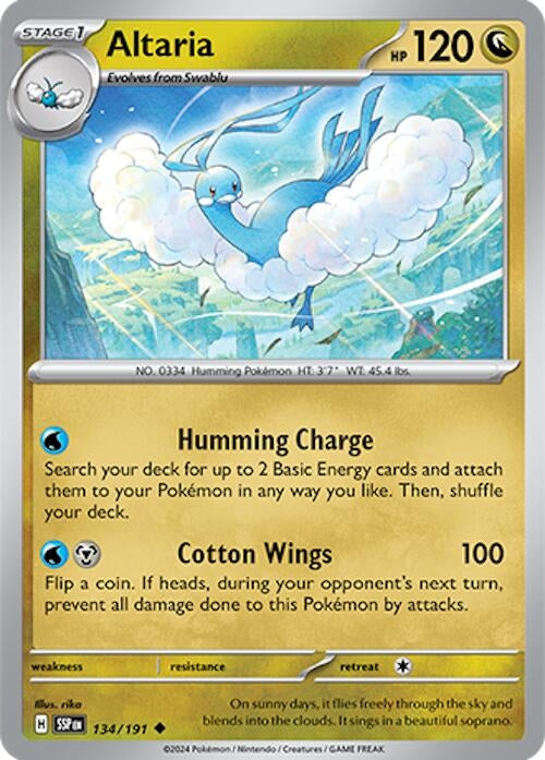 Image for Altaria (134/191) [SV08: Surging Sparks] - Pokemon