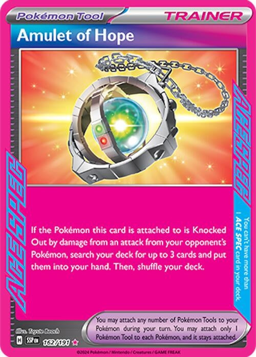 Image for Amulet of Hope (162/191) [SV08: Surging Sparks] - Pokemon