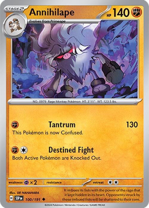 Image for Annihilape (100/191) [SV08: Surging Sparks] - Pokemon