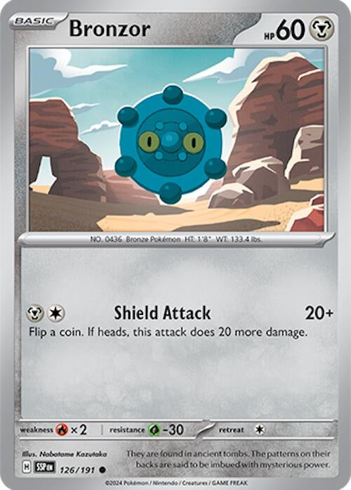 Image for Bronzor (126/191) [SV08: Surging Sparks] - Pokemon