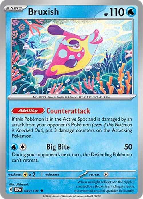 Image for Bruxish (049/191) [SV08: Surging Sparks] - Pokemon