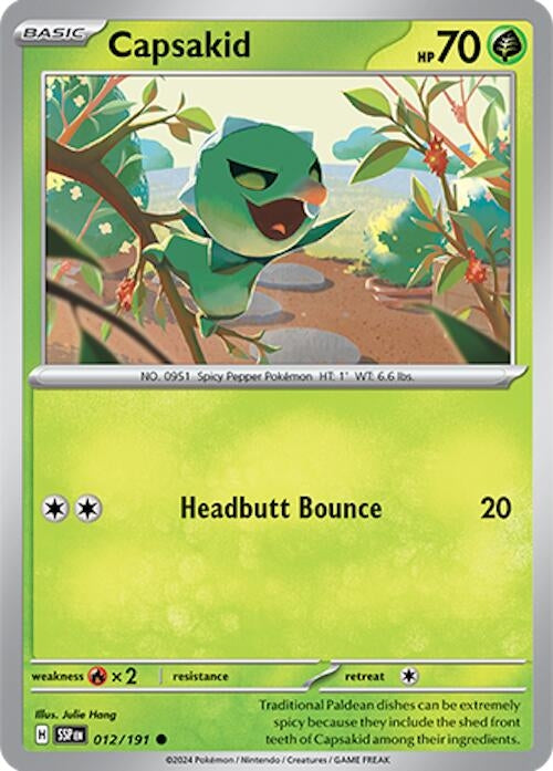 Image for Capsakid (012/191) [SV08: Surging Sparks] - Pokemon