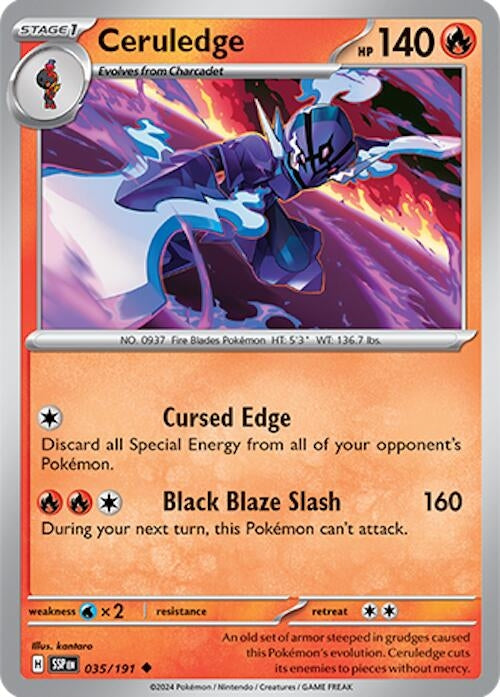 Image for Ceruledge (035/191) [SV08: Surging Sparks] - Pokemon