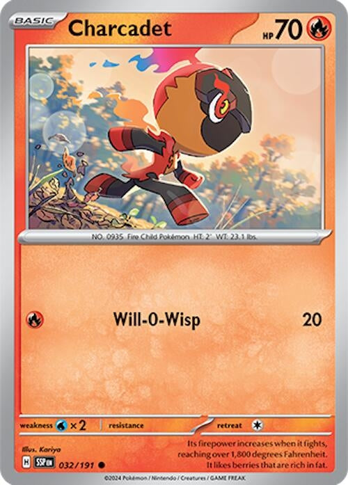Image for Charcadet (032/191) [SV08: Surging Sparks] - Pokemon
