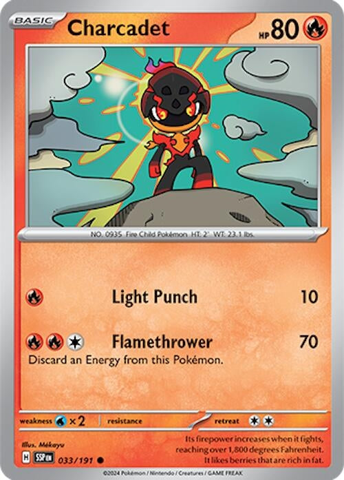 Image for Charcadet (033/191) [SV08: Surging Sparks] - Pokemon