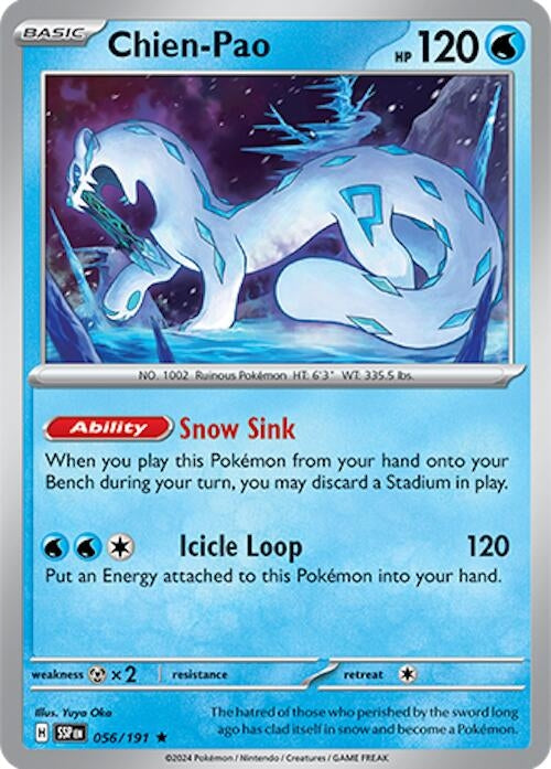 Image for Chien-Pao (056/191) [SV08: Surging Sparks] - Pokemon