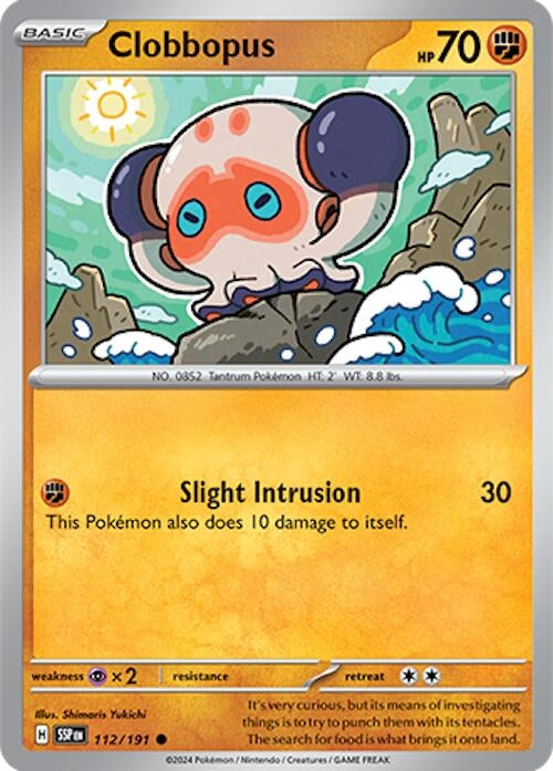 Image for Clobbopus (112/191) [SV08: Surging Sparks] - Pokemon