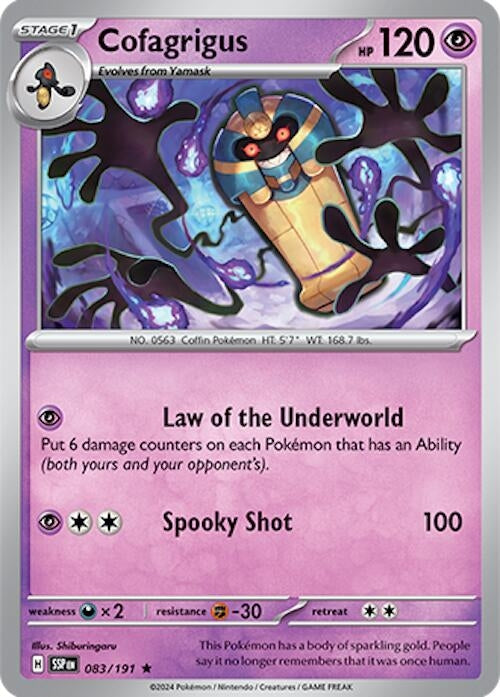 Cofagrigus (083/191) [SV08: Surging Sparks]
