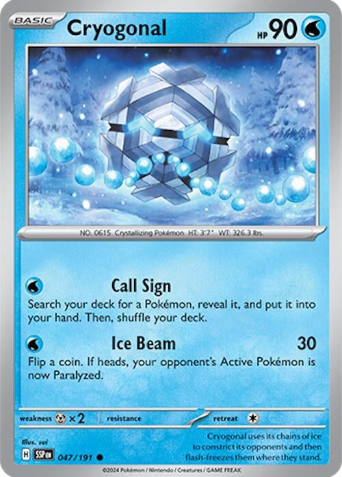 Image for Cryogonal (047/191) [SV08: Surging Sparks] - Pokemon