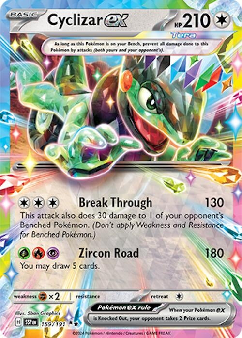 Image for Cyclizar ex (159/191) [SV08: Surging Sparks] - Pokemon