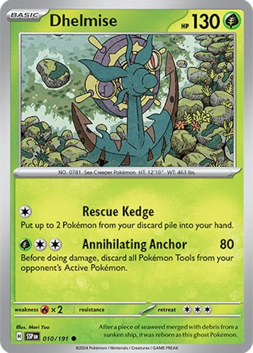 Image for Dhelmise (010/191) [SV08: Surging Sparks] - Pokemon