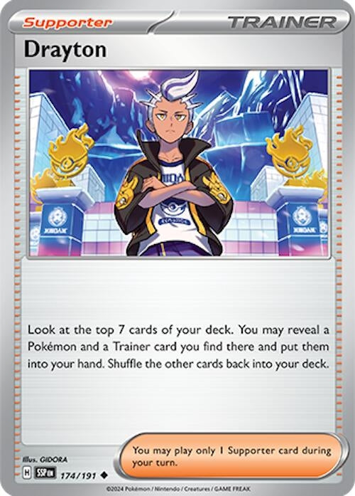 Image for Drayton (174/191) [SV08: Surging Sparks] - Pokemon