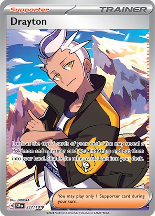 Image for Drayton (232/191) [SV08: Surging Sparks] - Pokemon