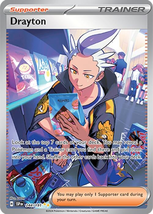 Image for Drayton (244/191) [SV08: Surging Sparks] - Pokemon