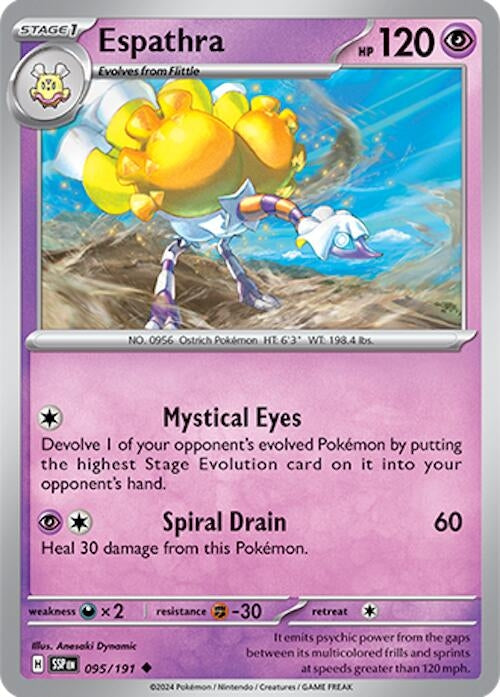 Image for Espathra (095/191) [SV08: Surging Sparks] - Pokemon