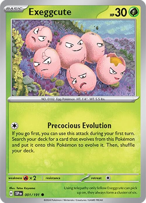 Image for Exeggcute (001/191) [SV08: Surging Sparks] - Pokemon