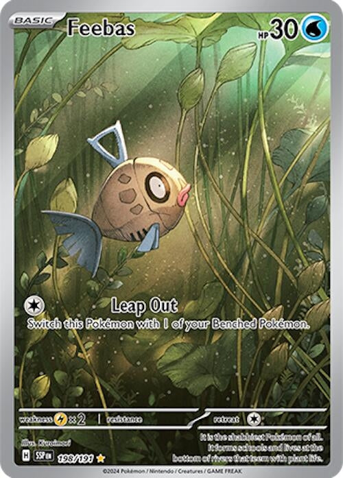Image for Feebas (198/191) [SV08: Surging Sparks] - Pokemon