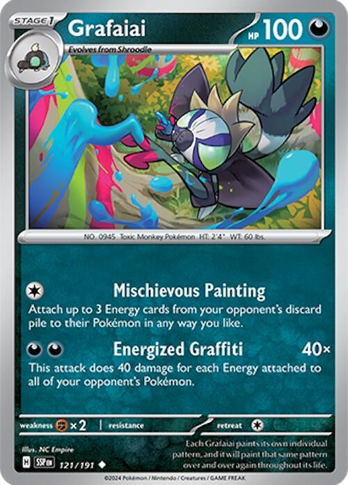 Image for Grafaiai (121/191) [SV08: Surging Sparks] - Pokemon