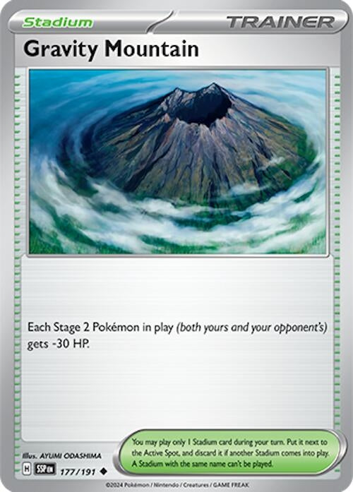 Image for Gravity Mountain (177/191) [SV08: Surging Sparks] - Pokemon