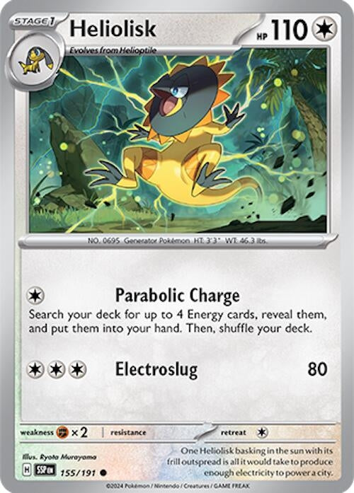 Image for Heliolisk (155/191) [SV08: Surging Sparks] - Pokemon