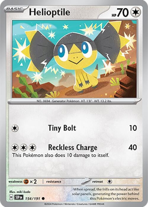 Image for Helioptile (154/191) [SV08: Surging Sparks] - Pokemon