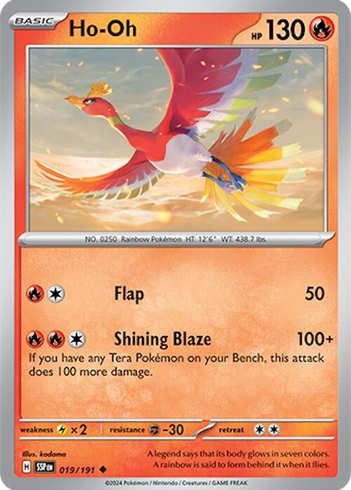 Image for Ho-Oh (019/191) [SV08: Surging Sparks] - Pokemon