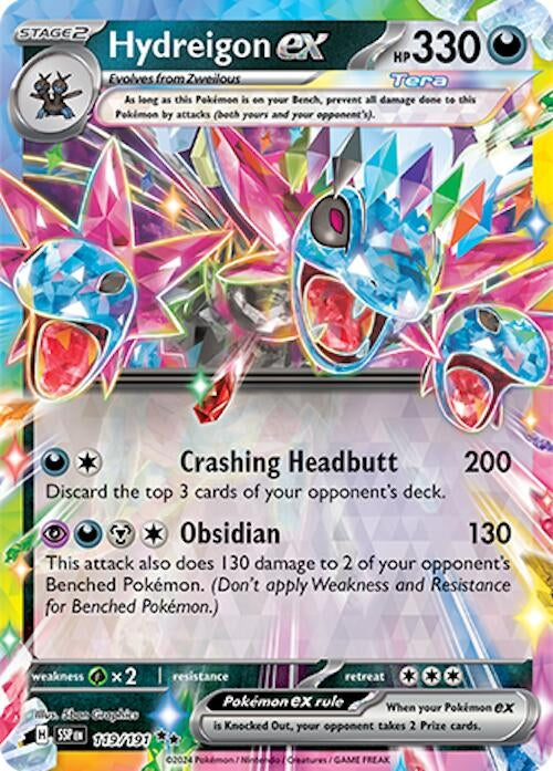 Hydreigon ex (119/191) [SV08: Surging Sparks]