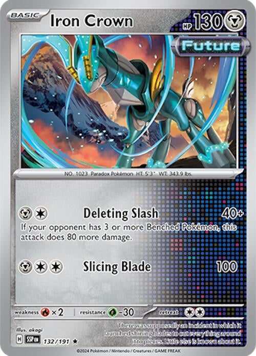 Image for Iron Crown (132/191) [SV08: Surging Sparks] - Pokemon