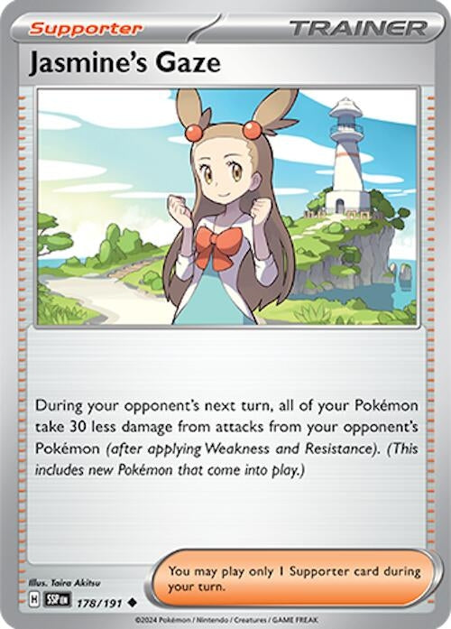 Image for Jasmine's Gaze (178/191) [SV08: Surging Sparks] - Pokemon