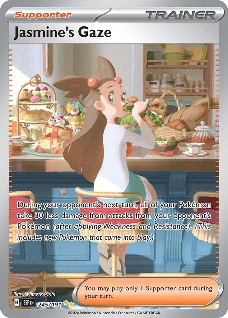 Image for Jasmine's Gaze (245/191) [SV08: Surging Sparks] - Pokemon