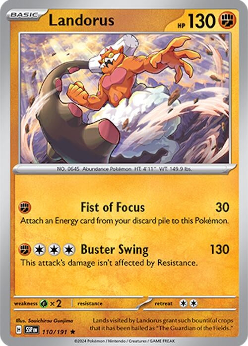 Image for Landorus (110/191) [SV08: Surging Sparks] - Pokemon