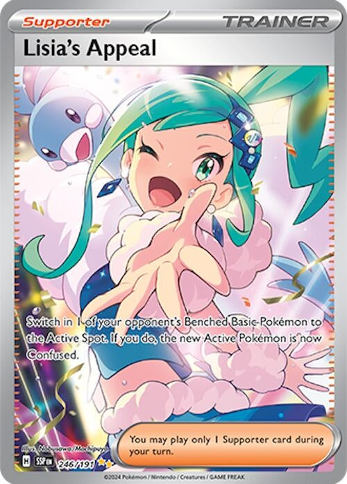 Image for Lisia's Appeal (246/191) [SV08: Surging Sparks] - Pokemon