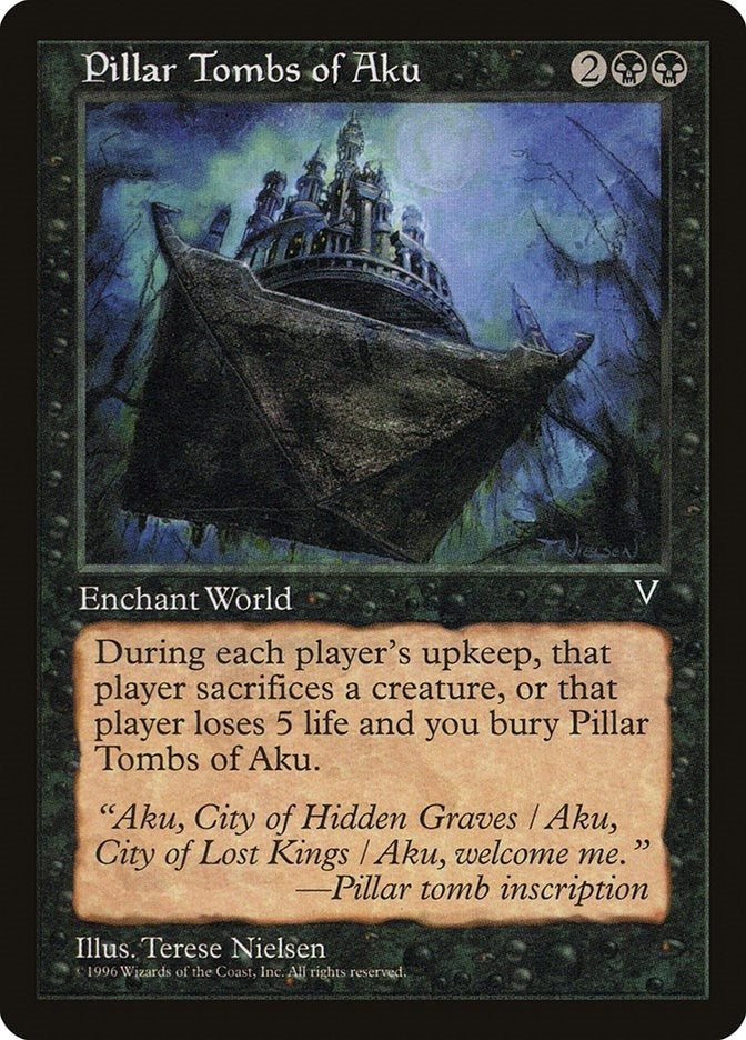 Image for Pillar Tombs of Aku [Visions] - Magic: The Gathering