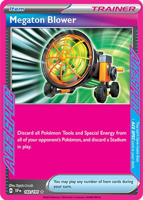 Image for Megaton Blower (182/191) [SV08: Surging Sparks] - Pokemon