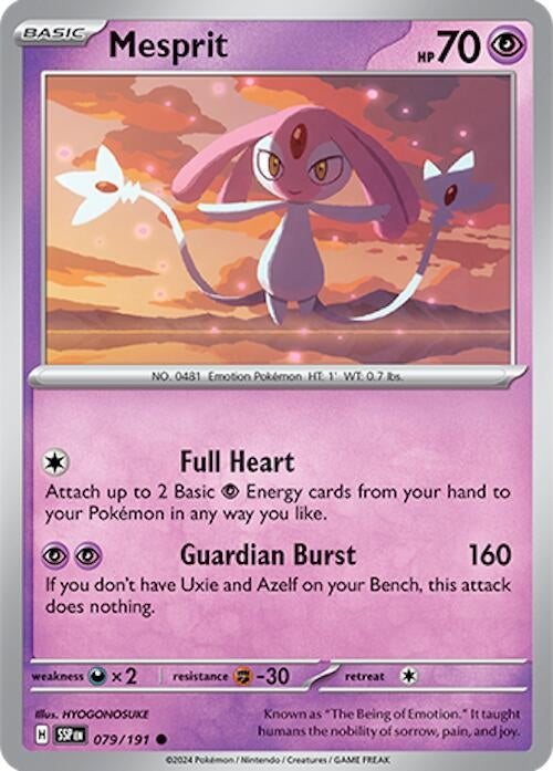 Image for Mesprit (079/191) [SV08: Surging Sparks] - Pokemon